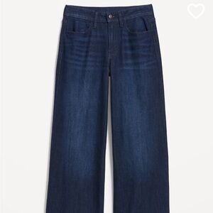 Old Navy Blue Flare Wide Leg Jeans